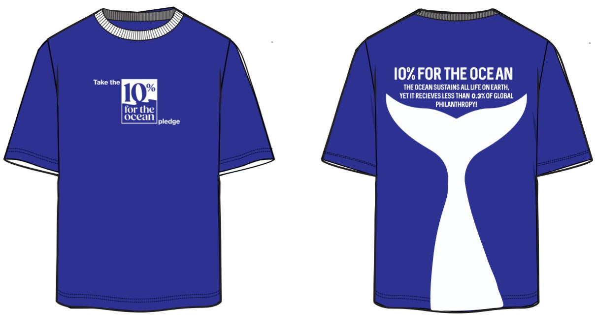 10% for the Ocean Logo T-Shirt