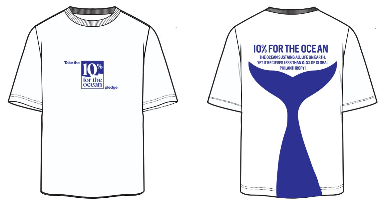 10% for the Ocean Logo T-Shirt