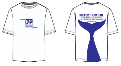 10% for the Ocean Logo T-Shirt